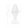 Белая акриловая анальная втулка - 8 см. - Toyfa Basic в Электростали Белая акриловая анальная втулка - 8 см. - Toyfa Basic