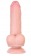 Телесный реалистичный фаллоимитатор My Honey - 18 см. - ToyFa