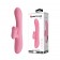 Розовый вибратор-кролик Gina с клиторальной щеточкой - 20,5 см. - Baile купить в Электростали с доставкой в Orgasmix.ru Розовый вибратор-кролик Gina с клиторальной щеточкой - 20,5 см. - Baile