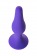 Фиолетовая анальная втулка Toyfa A-toys - 12,5 см. - A-toys